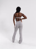 Pump Mid Rise Flared Pant - LT Heather