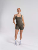 Softcurve Scoop Neck Tank - Khaki