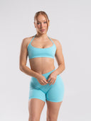 Amplify Minimal Bra - Aqua Blue