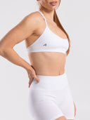 Amplify Minimal Bra - White