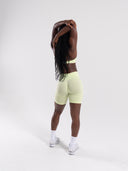 Pump Mid Rise Biker Short - Citrus Frost