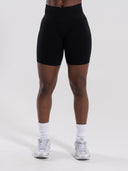Pump Mid Rise Biker Short - Black