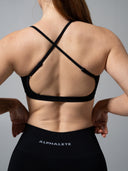 Amplify Open Back Bra - Black