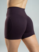 Aura Ultra-High Rise Short - Black Garnet