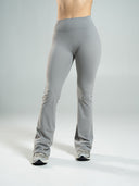 Aura Flared Pant Long - Nickel