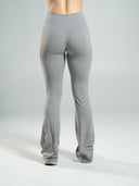 Aura Flared Pant Long - Nickel