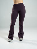 Aura Flared Pant Long - Black Garnet
