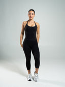 Aura Ultra-High Rise Capri - Black