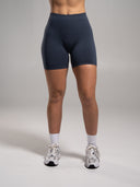 Pump Mid Rise Short - Dusty Navy
