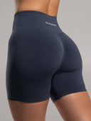 Pump Mid Rise Short - Dusty Navy