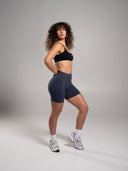 Pump Mid Rise Short - Dusty Navy