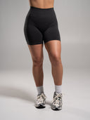 Pump High Rise Short - Dark Heather Grey