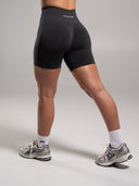 Pump High Rise Short - Dark Heather Grey