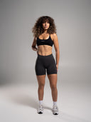 Pump Mid Rise Short - Dark Heather Grey