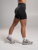 Pump High Rise Short - Dark Heather Grey