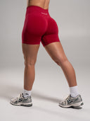 Pump High Rise Short - Scarlet