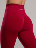 Pump High Rise Legging - Scarlet