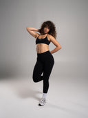 Pump Mid Rise Legging - Black