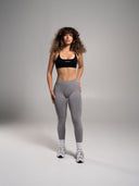 Pump Mid Rise Legging - Heather Grey