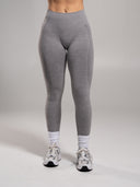 Pump Mid Rise Legging - Heather Grey