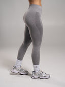 Pump Mid Rise Legging - Heather Grey