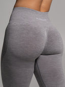 Pump Mid Rise Legging - Heather Grey