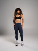 Pump Mid Rise Legging - Dusty Navy