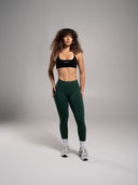 Pump Mid Rise Legging - Court Green