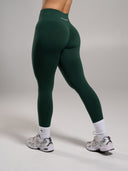Pump Mid Rise Legging - Court Green