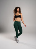 Pump Mid Rise Legging - Court Green