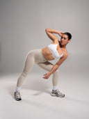 Pump High Rise Legging - Wheat