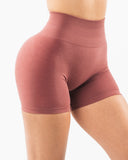 high waisted seamless workout shorts