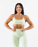 Amplify Back Cross Bra - Citrus Frost