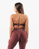 Amplify Halter Bra - Dusty Rose