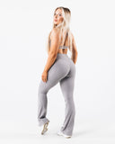 Aura Ultra-High Rise Flared Pant - Smoke