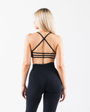 Aura 3 Strap Bra - Blackfire