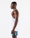 Breathe More Stringer - White