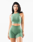 Stratus Crop Tank - Jade