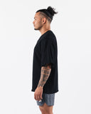 Three Pillar Terry Tee - Black